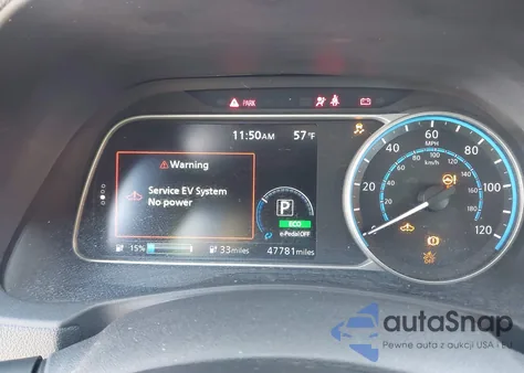 2019 Nissan Leaf Sl Plus из США, поврежденный, VIN 1N4BZ1CP5KC320287